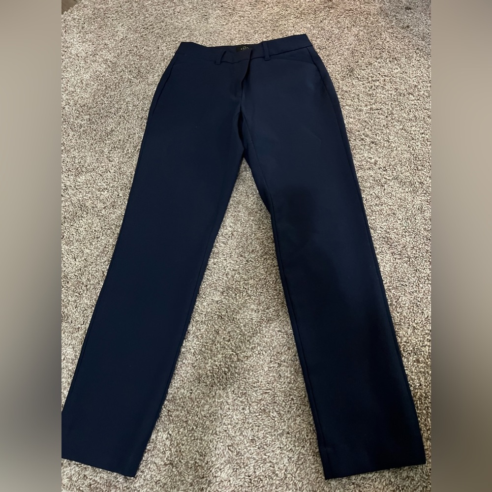 White House Black Market Slim Blue Slacks